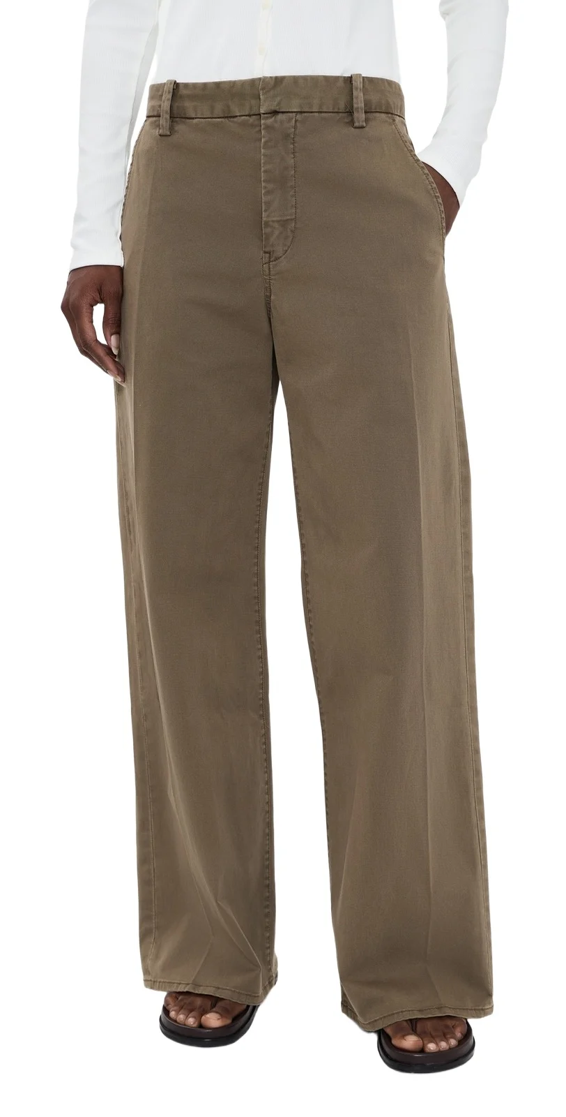 GOOD AMERICAN Low Slung Baggy Trousers