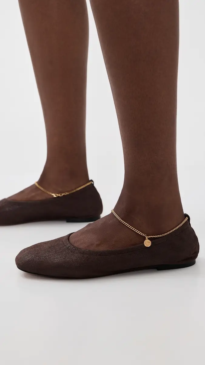 Stella McCartney Ballerina Shaggy Deer Faux Leather Flats | Thumbnail 5 Stella McCartney Ballerina Shaggy Deer Faux Leather Flats | Thumbnail 5