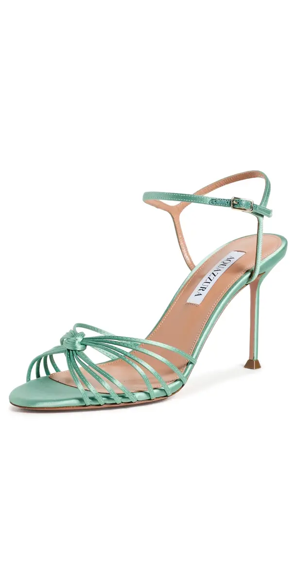 Aquazzura Serenity Sandals 85mm Salvia | Image 1 Aquazzura Serenity Sandals 85mm Salvia | Image 1