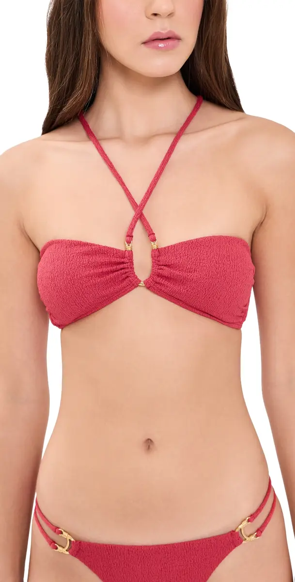 ViX Paula Hermanny Callie Bandeau Bikini Top BURGEON | Image 1 ViX Paula Hermanny Callie Bandeau Bikini Top BURGEON | Image 1