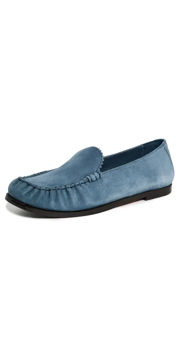 Aquazzura College Mocassins Cashmere Blue | Image 1 Aquazzura College Mocassins Cashmere Blue | Image 1