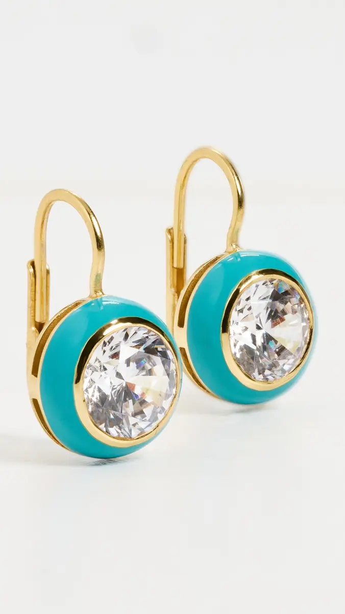 HART Enamel Bezel Drop Earrings | Thumbnail 2 HART Enamel Bezel Drop Earrings | Thumbnail 2
