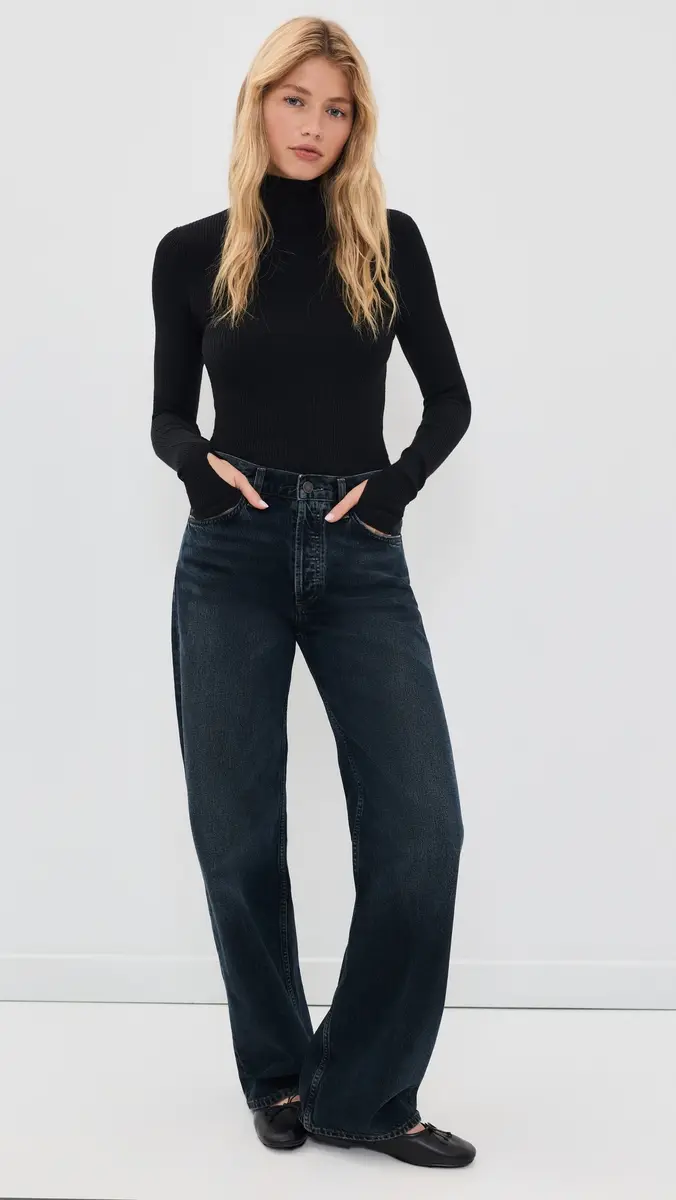 Alice + Olivia Roberta Ribbed Turtleneck Top | Thumbnail 5 Alice + Olivia Roberta Ribbed Turtleneck Top | Thumbnail 5
