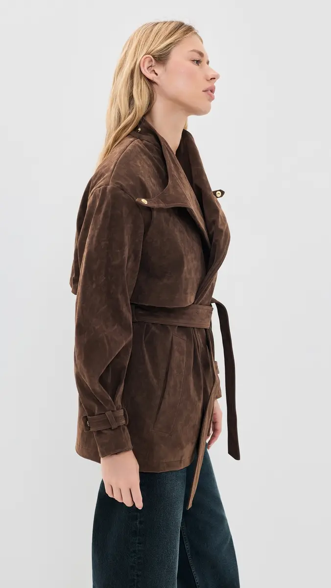Bardot Veronica Faux Suede Jacket | Thumbnail 5 Bardot Veronica Faux Suede Jacket | Thumbnail 5