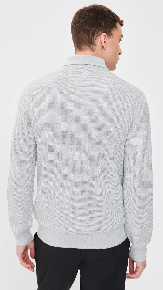 RLX Ralph Lauren Merino Coolmax Striped Polo Sweater | Thumbnail 3