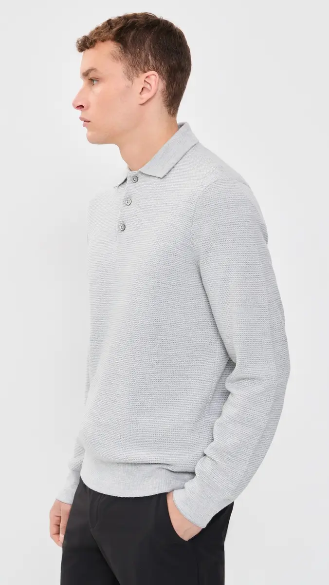 RLX Ralph Lauren Merino Coolmax Striped Polo Sweater | Thumbnail 4