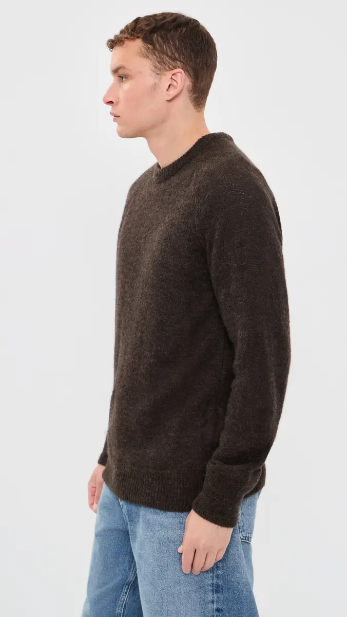 UNIVERSAL WORKS Lyon Alpaca Knit Crew Sweater | Thumbnail 4 UNIVERSAL WORKS Lyon Alpaca Knit Crew Sweater | Thumbnail 4