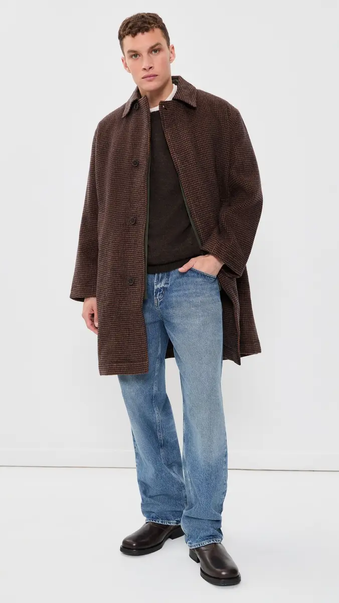UNIVERSAL WORKS Lyon Alpaca Knit Crew Sweater | Thumbnail 5 UNIVERSAL WORKS Lyon Alpaca Knit Crew Sweater | Thumbnail 5