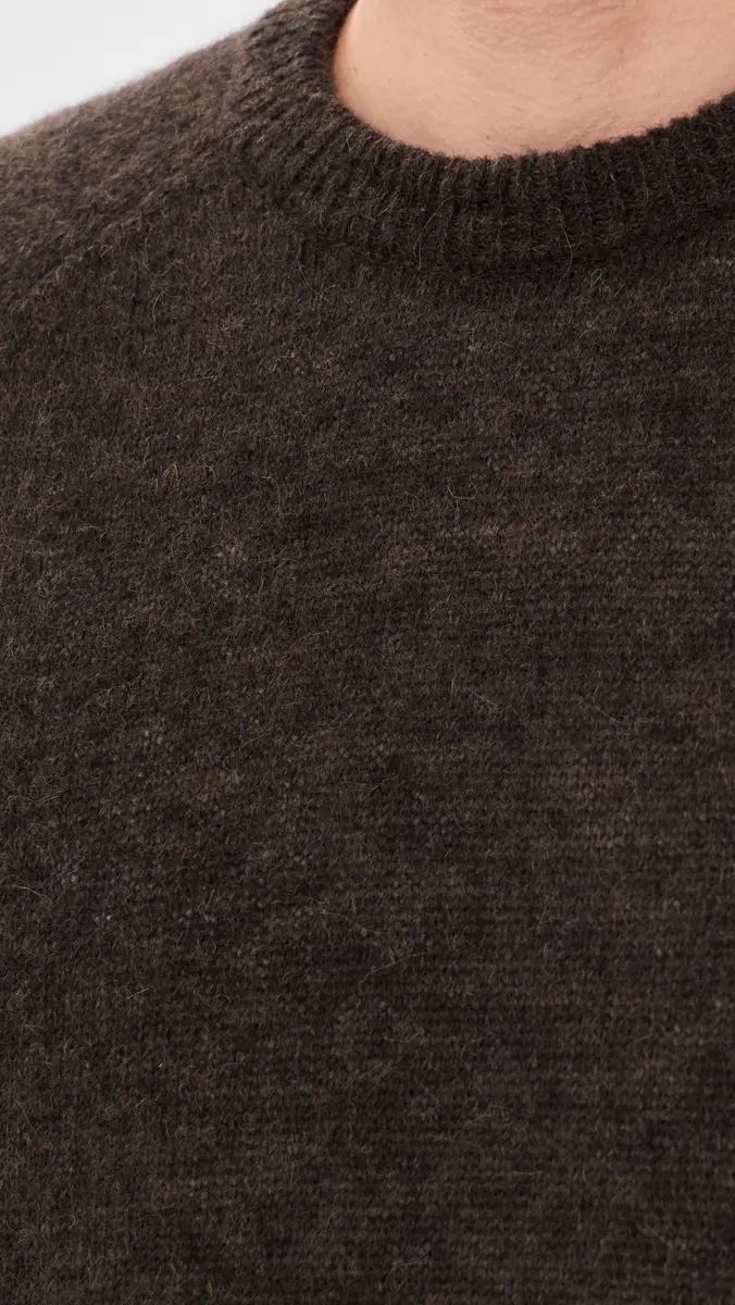 UNIVERSAL WORKS Lyon Alpaca Knit Crew Sweater | Thumbnail 6 UNIVERSAL WORKS Lyon Alpaca Knit Crew Sweater | Thumbnail 6