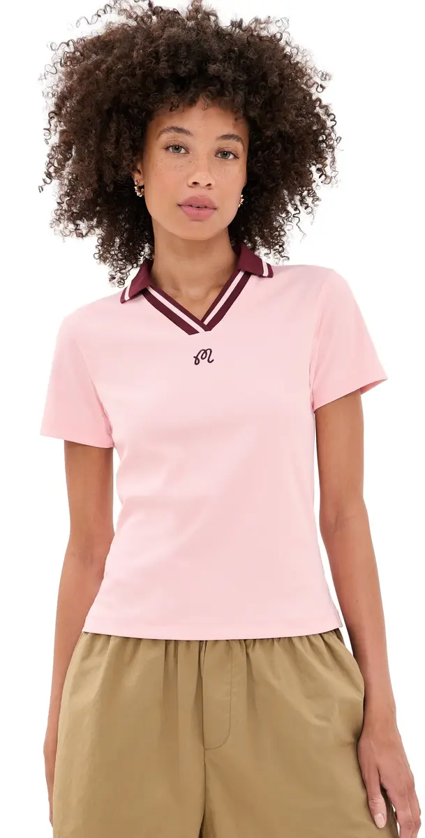 Malbon Carlota Polo Rosy Touch | Image 1 Malbon Carlota Polo Rosy Touch | Image 1