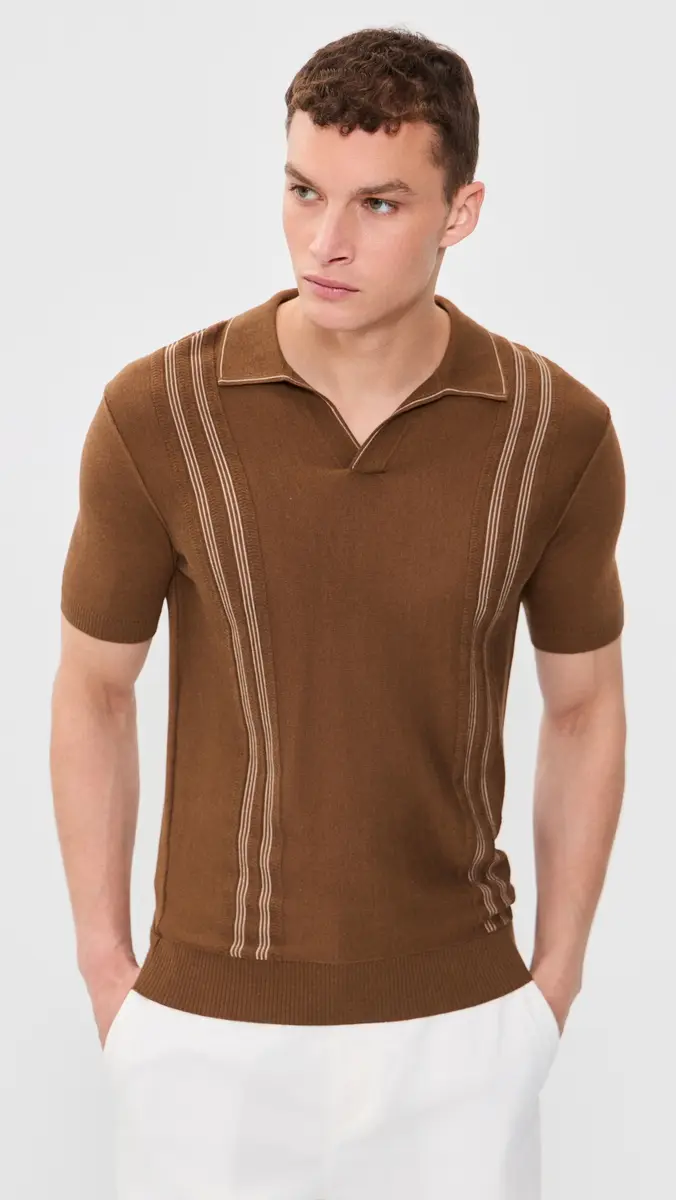 Orlebar Brown Horton Chevron Stripe Polo | Thumbnail 2 Orlebar Brown Horton Chevron Stripe Polo | Thumbnail 2