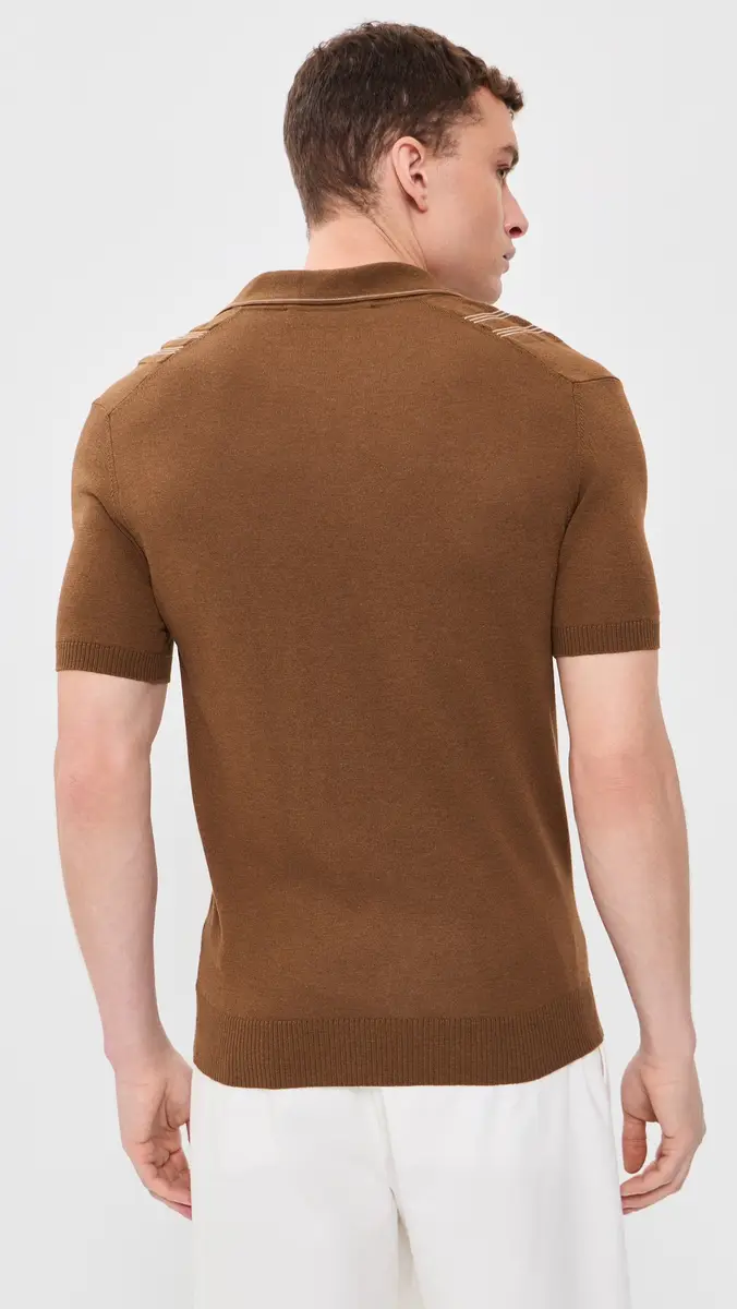 Orlebar Brown Horton Chevron Stripe Polo | Thumbnail 3 Orlebar Brown Horton Chevron Stripe Polo | Thumbnail 3