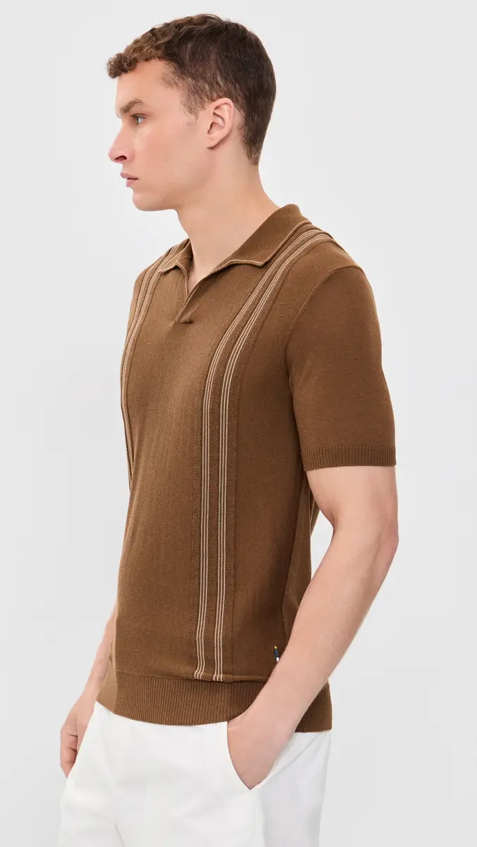 Orlebar Brown Horton Chevron Stripe Polo | Thumbnail 4 Orlebar Brown Horton Chevron Stripe Polo | Thumbnail 4