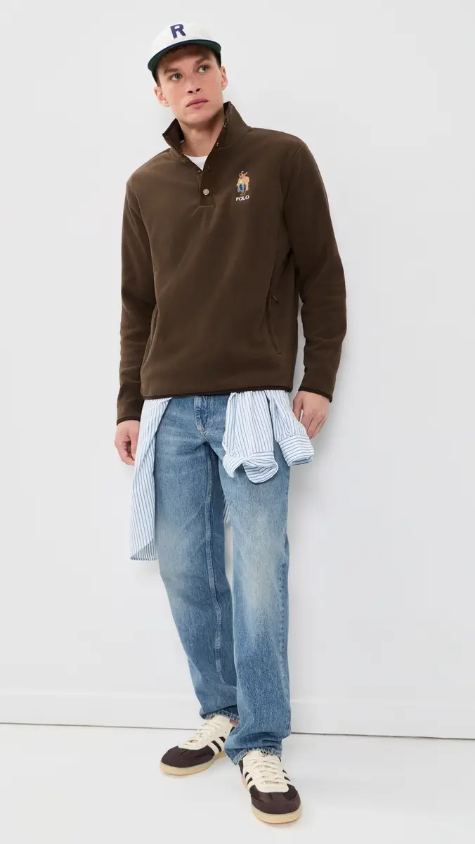 Polo Ralph Lauren Litchfield Bear Snap Mock Neck Pullover | Thumbnail 5 Polo Ralph Lauren Litchfield Bear Snap Mock Neck Pullover | Thumbnail 5