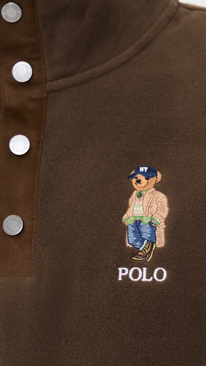 Polo Ralph Lauren Litchfield Bear Snap Mock Neck Pullover | Thumbnail 6 Polo Ralph Lauren Litchfield Bear Snap Mock Neck Pullover | Thumbnail 6