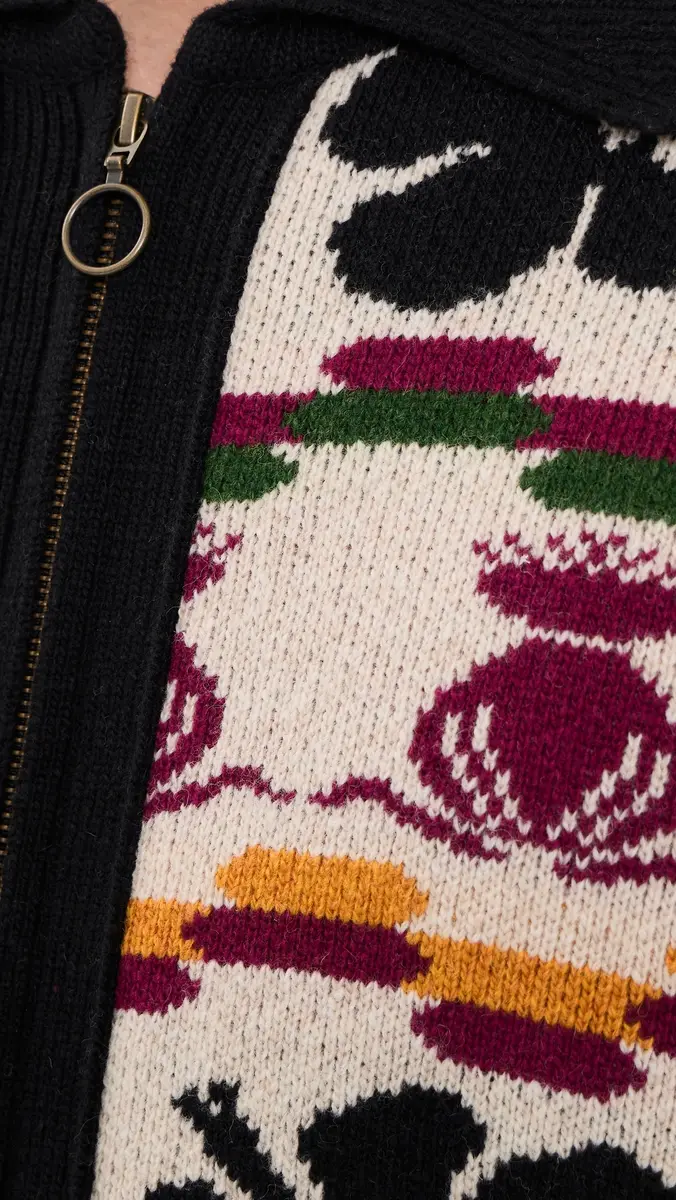 Nicholas Daley Hibiscus Cardigan Rice White | Thumbnail 6 Nicholas Daley Hibiscus Cardigan Rice White | Thumbnail 6