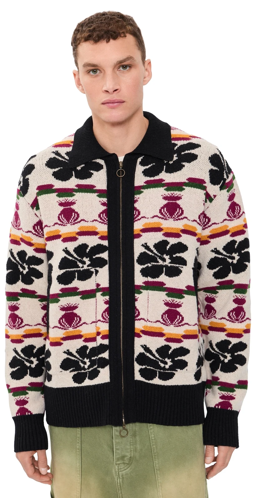 Nicholas Daley Hibiscus Cardigan