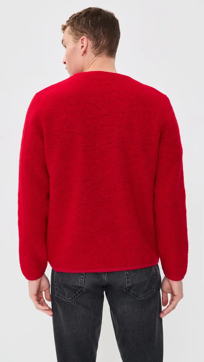 UNIVERSAL WORKS Wool Fleece Cardigan | Thumbnail 3 UNIVERSAL WORKS Wool Fleece Cardigan | Thumbnail 3