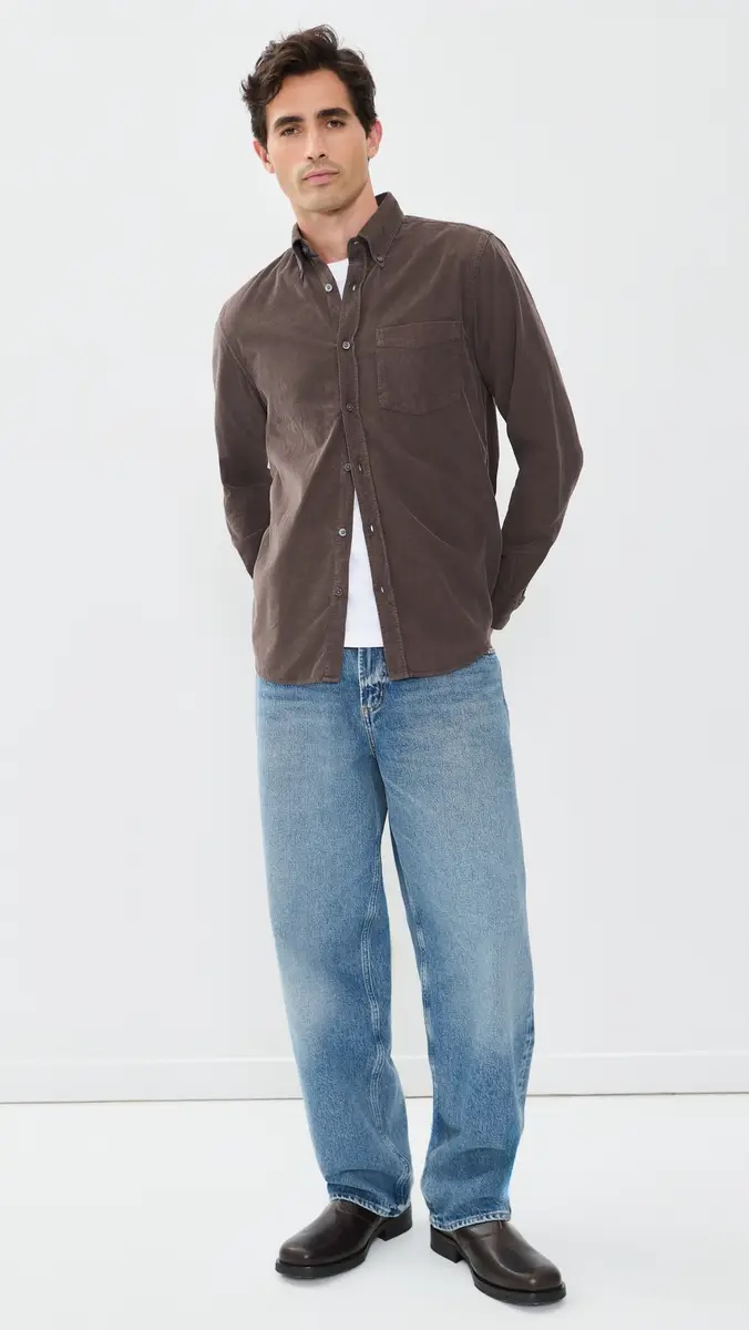 Closed Corduroy Button Down Shirt | Thumbnail 5 Closed Corduroy Button Down Shirt | Thumbnail 5