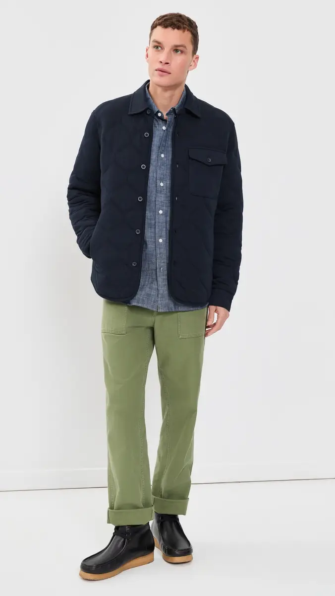 Vince Quilted Shirt Jacket | Thumbnail 5 Vince Quilted Shirt Jacket | Thumbnail 5