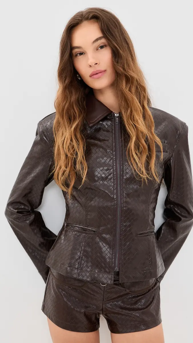 LIONESS Soho Faux Leather Jacket | Thumbnail 2