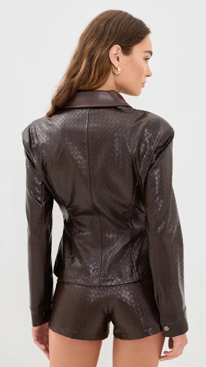 LIONESS Soho Faux Leather Jacket | Thumbnail 3