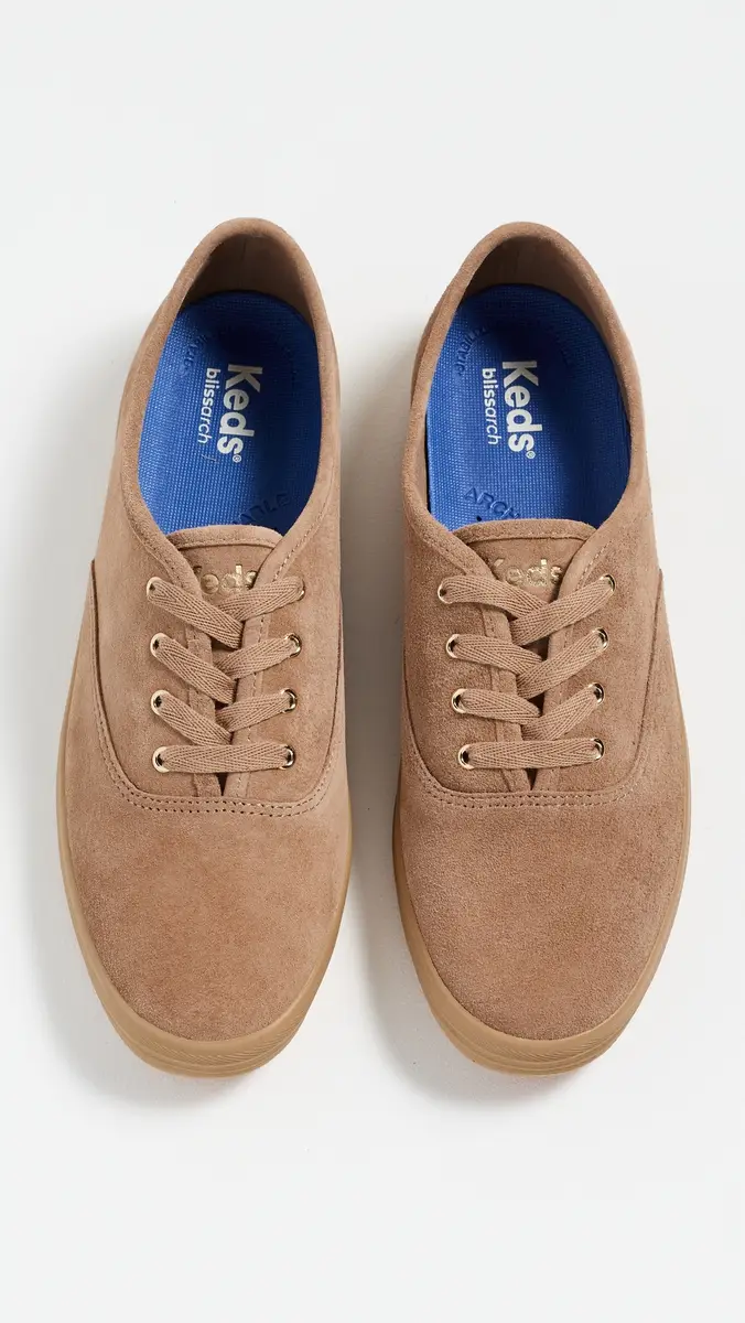 Keds Champion Luxe Suede Sneakers | Thumbnail 5 Keds Champion Luxe Suede Sneakers | Thumbnail 5