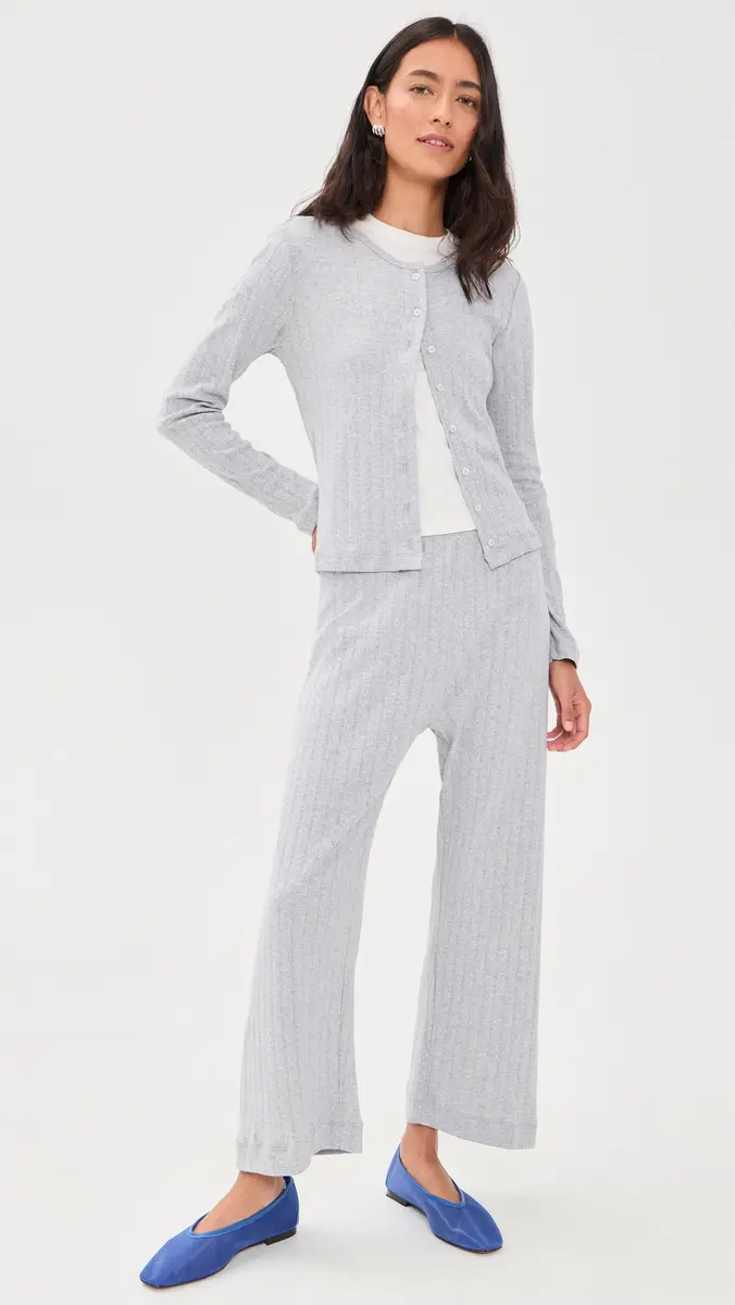 LESET Pointelle Classic Cardigan II | Thumbnail 5 LESET Pointelle Classic Cardigan II | Thumbnail 5
