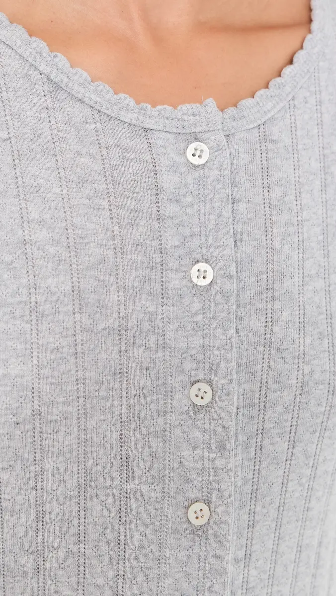 LESET Pointelle Classic Cardigan II | Thumbnail 6 LESET Pointelle Classic Cardigan II | Thumbnail 6