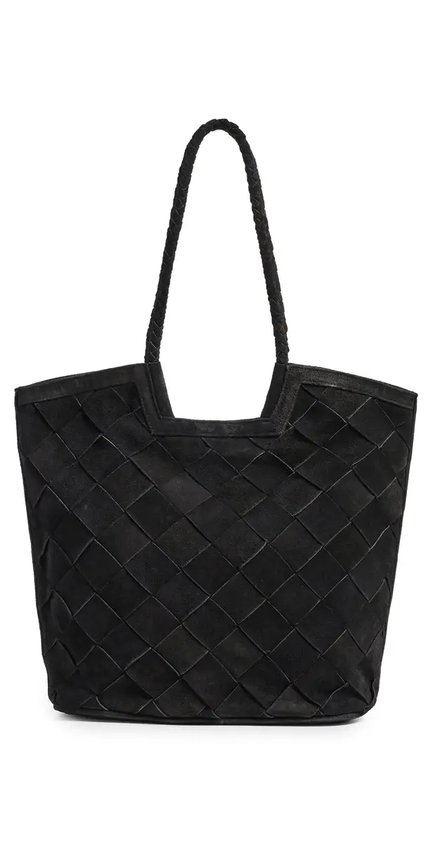 BEMBIEN Camilla Large Suede Tote Black Suede One Size | Image 1 BEMBIEN Camilla Large Suede Tote Black Suede One Size | Image 1