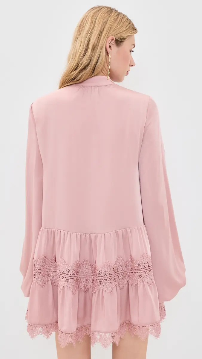 Bardot Antonia Lace Trim Mini Dress | Thumbnail 3