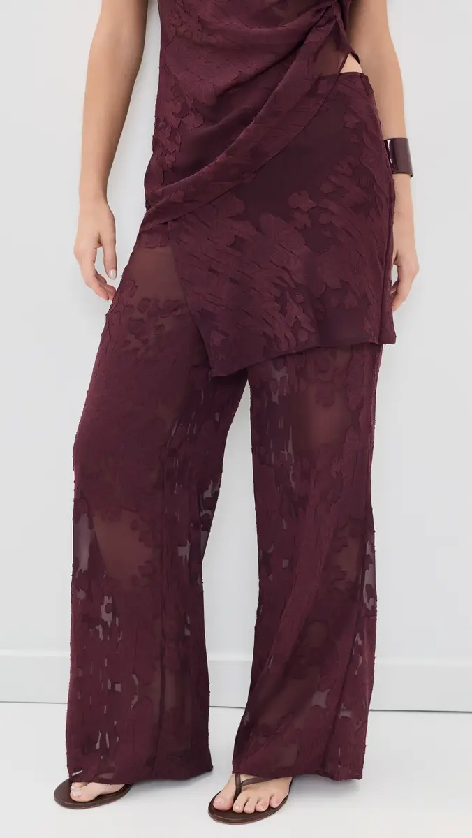 ROAME. Tallow Sheer Burnout Wrap Pants | Thumbnail 2 ROAME. Tallow Sheer Burnout Wrap Pants | Thumbnail 2