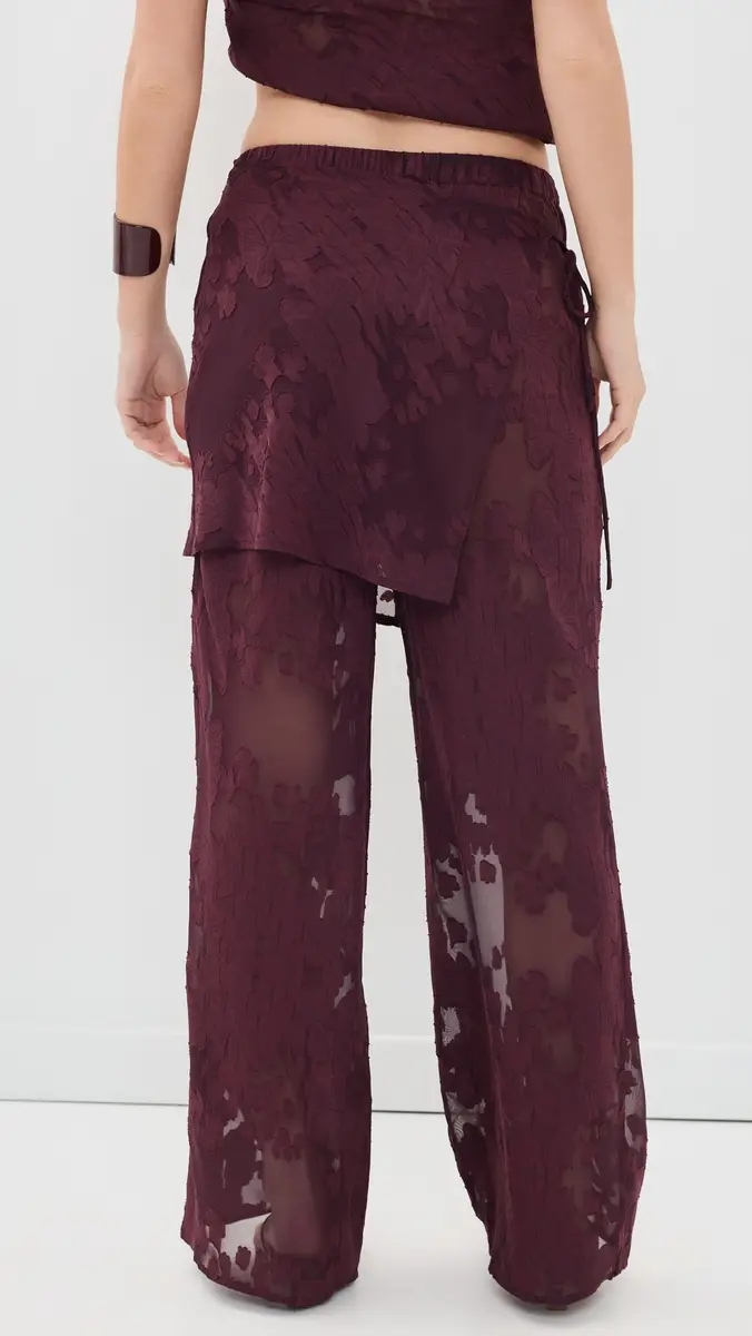 ROAME. Tallow Sheer Burnout Wrap Pants | Thumbnail 3 ROAME. Tallow Sheer Burnout Wrap Pants | Thumbnail 3