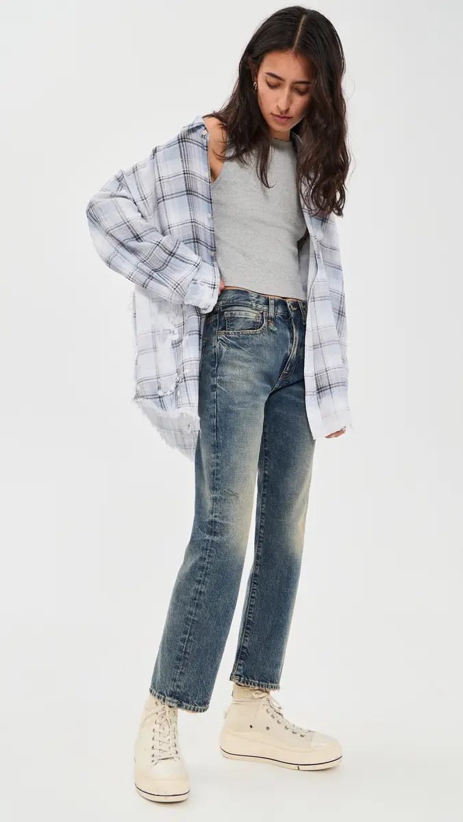 R13 Shredded Seam Button Down Shirt | Thumbnail 5 R13 Shredded Seam Button Down Shirt | Thumbnail 5