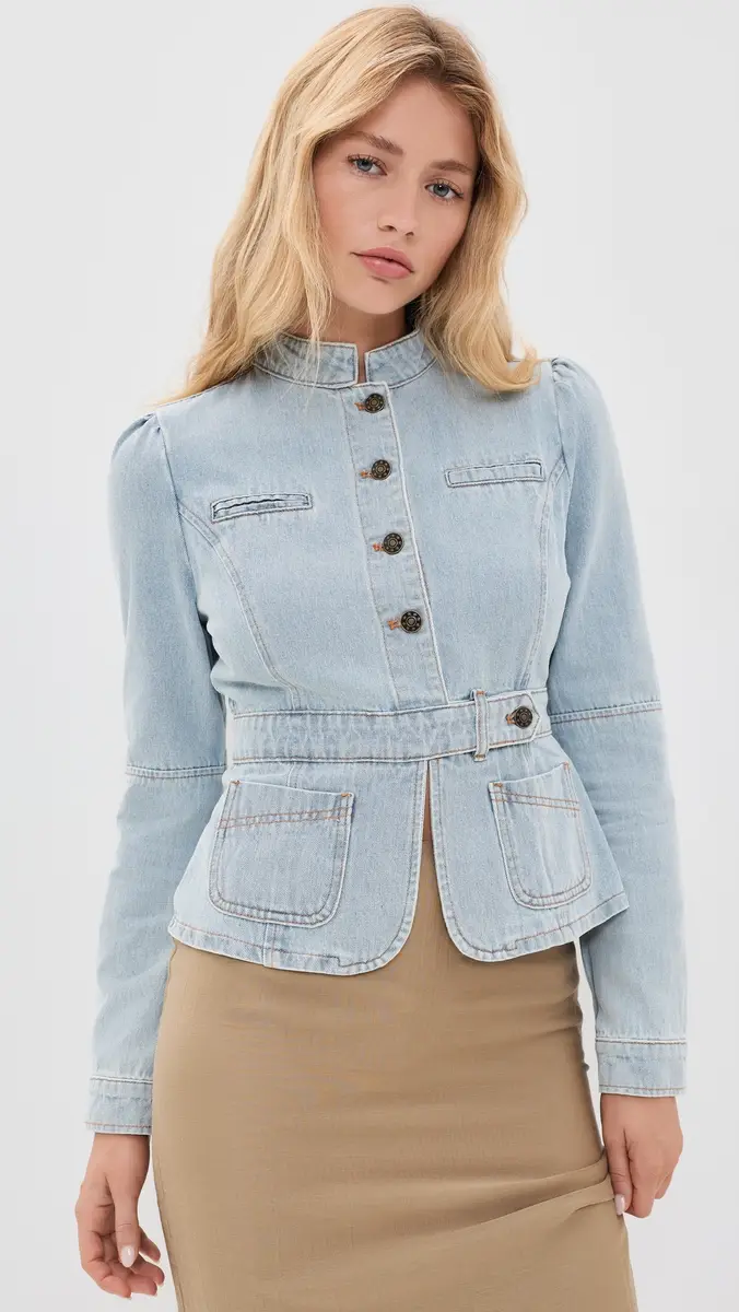 LIONESS Brooklyn Denim Jacket | Thumbnail 2 LIONESS Brooklyn Denim Jacket | Thumbnail 2