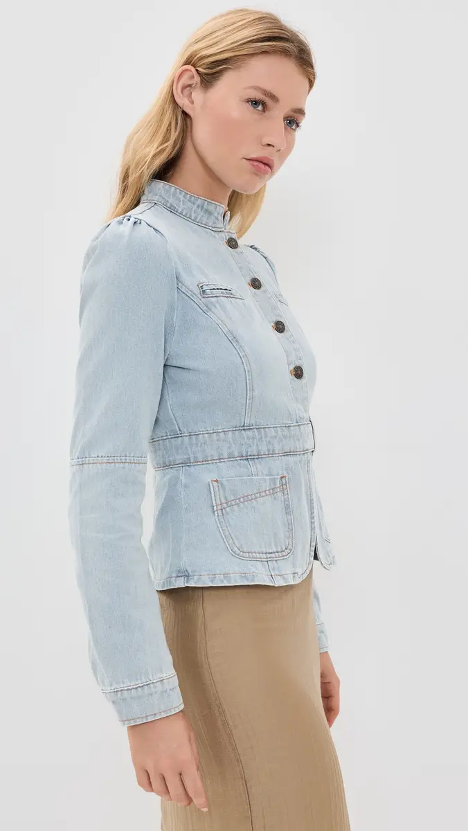 LIONESS Brooklyn Denim Jacket | Thumbnail 4 LIONESS Brooklyn Denim Jacket | Thumbnail 4