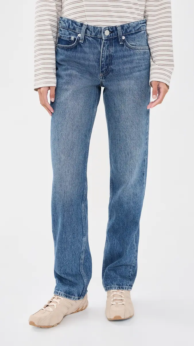 rag & bone Harlow Low Rise Slim Straight Jeans | Thumbnail 3 rag & bone Harlow Low Rise Slim Straight Jeans | Thumbnail 3