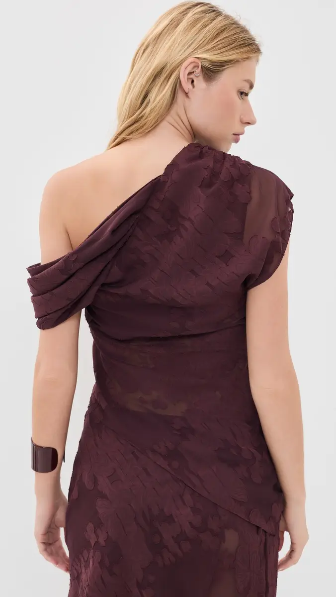 ROAME. Marcel Asymmetrical Sheer Burnout Top | Thumbnail 3