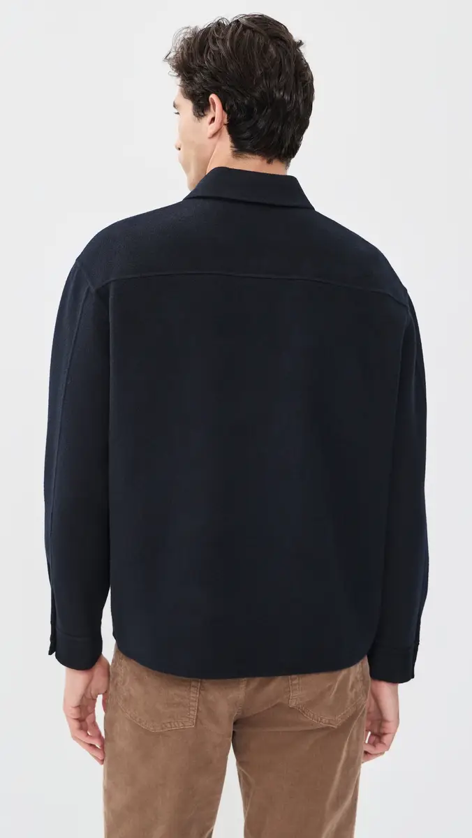 Frame Double Face Wool Zip Shirt Jacket | Thumbnail 3 Frame Double Face Wool Zip Shirt Jacket | Thumbnail 3