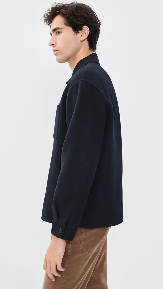 Frame Double Face Wool Zip Shirt Jacket | Thumbnail 4 Frame Double Face Wool Zip Shirt Jacket | Thumbnail 4