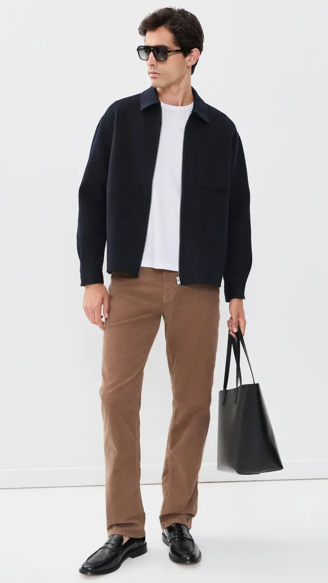 Frame Double Face Wool Zip Shirt Jacket | Thumbnail 5 Frame Double Face Wool Zip Shirt Jacket | Thumbnail 5