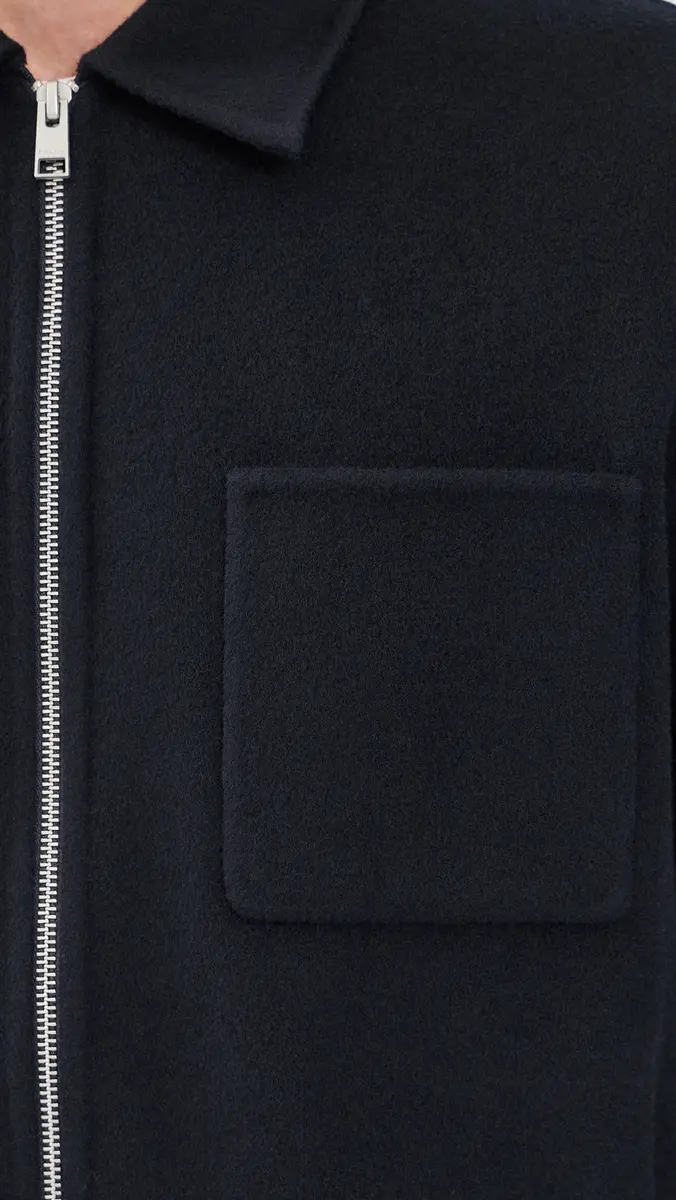 Frame Double Face Wool Zip Shirt Jacket | Thumbnail 6 Frame Double Face Wool Zip Shirt Jacket | Thumbnail 6