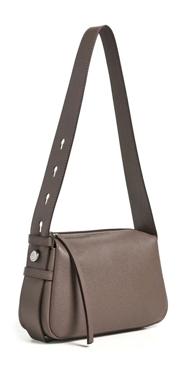 Tory Burch Romy Small Shoulder Bag Wild Mushroom One Size | Image 1 Tory Burch Romy Small Shoulder Bag Wild Mushroom One Size | Image 1