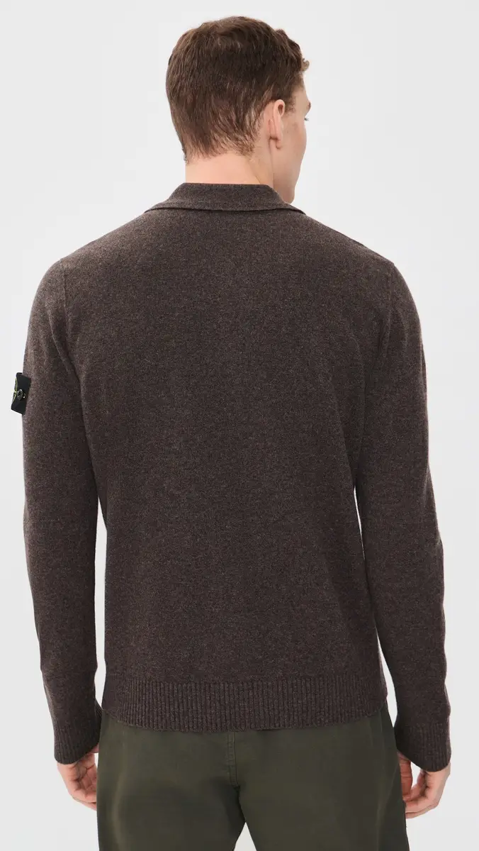 Stone Island Polo Sweater | Thumbnail 3 Stone Island Polo Sweater | Thumbnail 3
