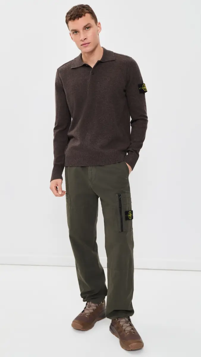 Stone Island Polo Sweater | Thumbnail 5 Stone Island Polo Sweater | Thumbnail 5