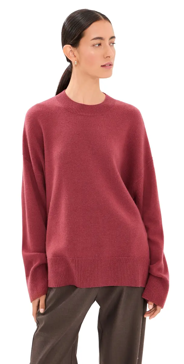 Le Kasha Norway Cashmere Sweater Framboise One Size | Image 1 Le Kasha Norway Cashmere Sweater Framboise One Size | Image 1