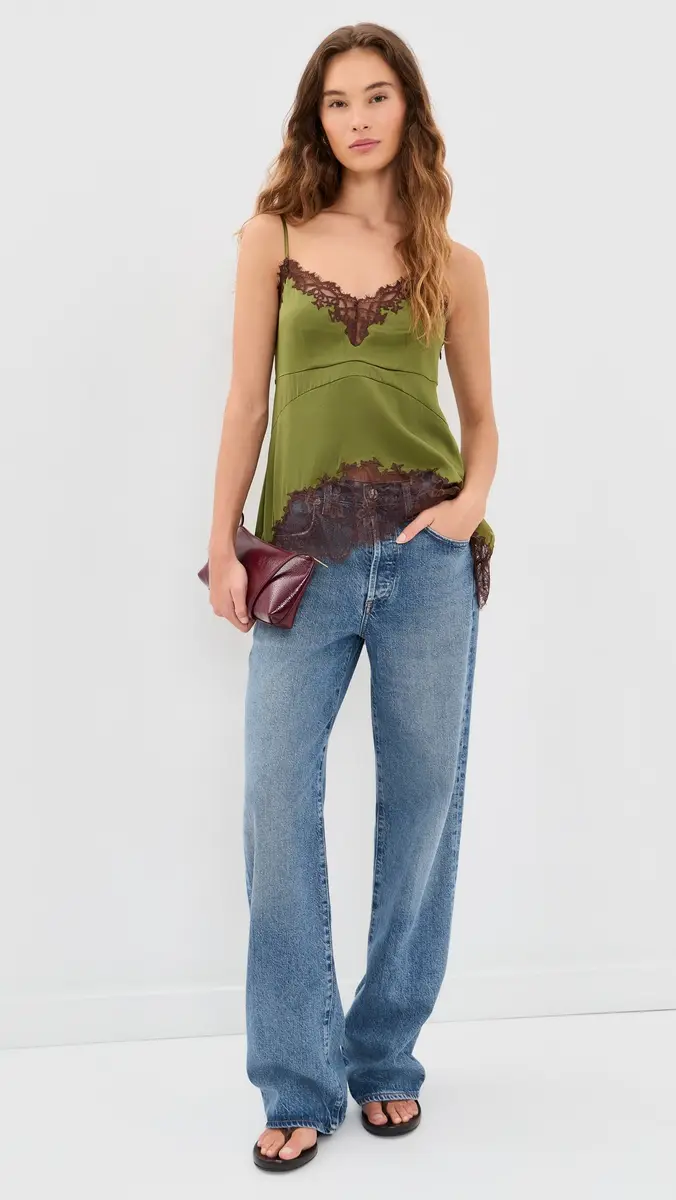 Staud Lina Silk Top | Thumbnail 5 Staud Lina Silk Top | Thumbnail 5