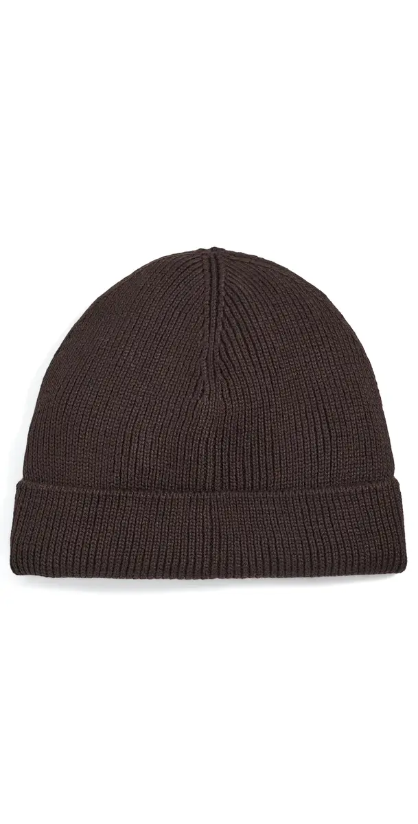 UNIVERSAL WORKS Merino Beanie Brown One Size | Image 1 UNIVERSAL WORKS Merino Beanie Brown One Size | Image 1