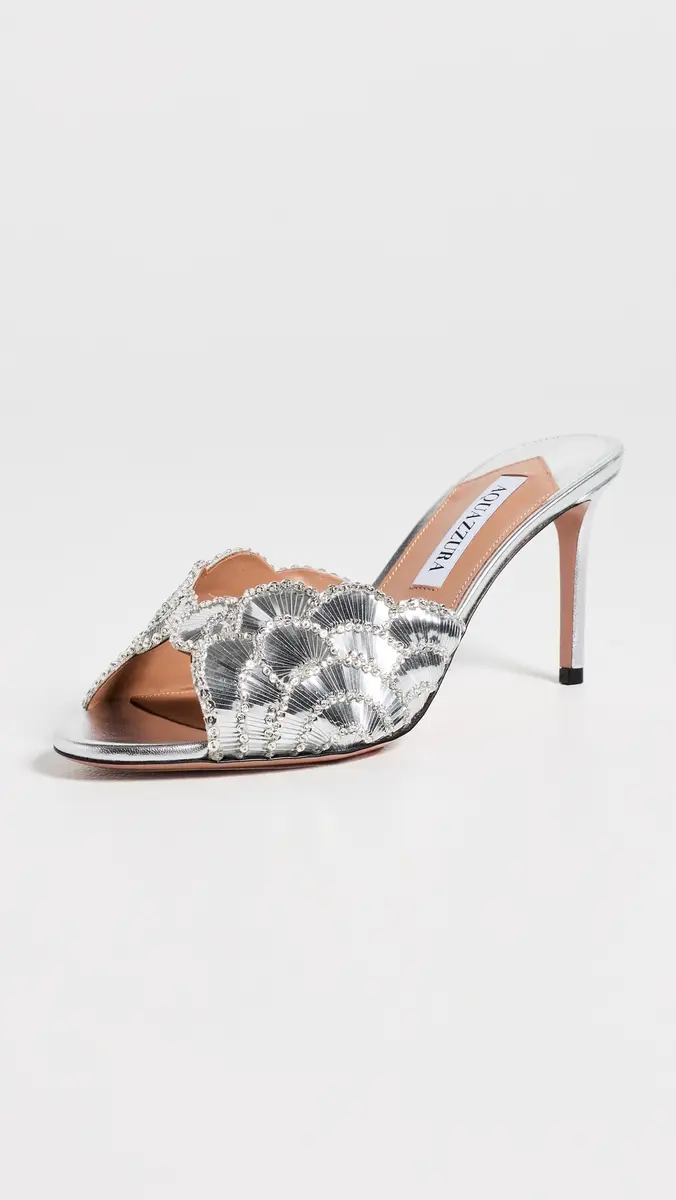 Aquazzura Ce Soir Mules 75mm | Thumbnail 2 Aquazzura Ce Soir Mules 75mm | Thumbnail 2