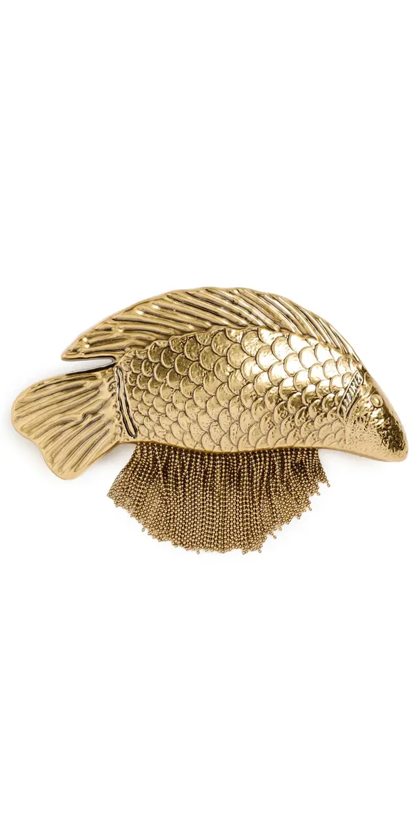 Cult Gaia Neemo Clutch Antique Brass One Size | Image 1 Cult Gaia Neemo Clutch Antique Brass One Size | Image 1